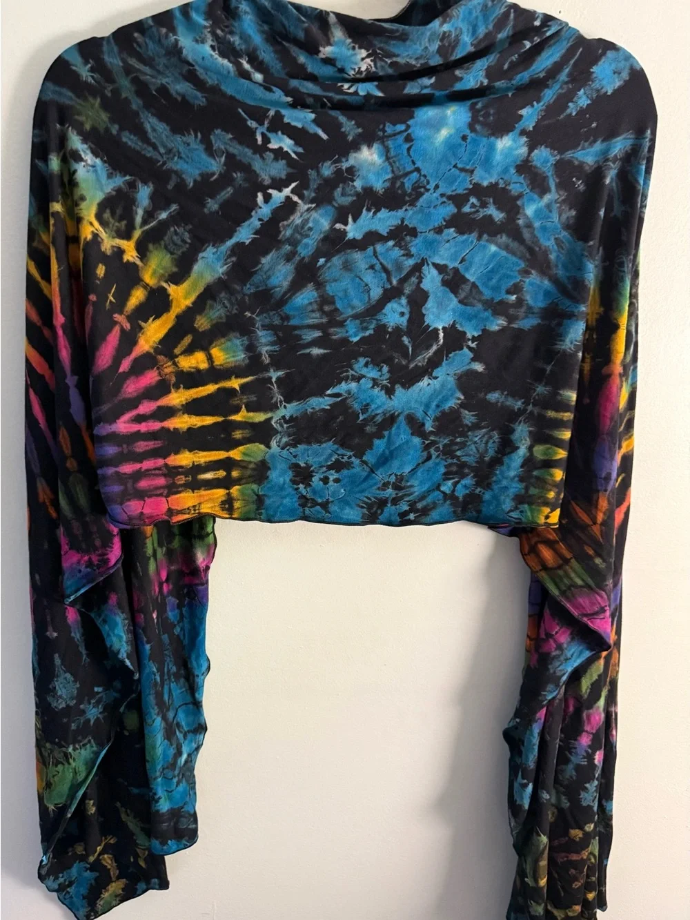 Cotton Stretch Tie Dye Scarf / Shawl